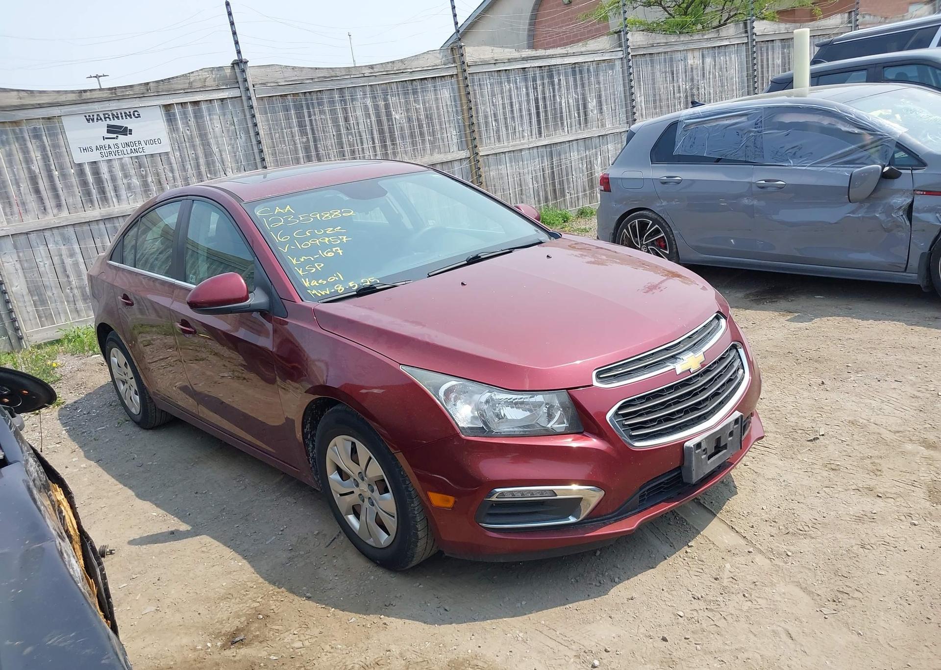 2016 CHEVROLET CRUZE LIMITED LT