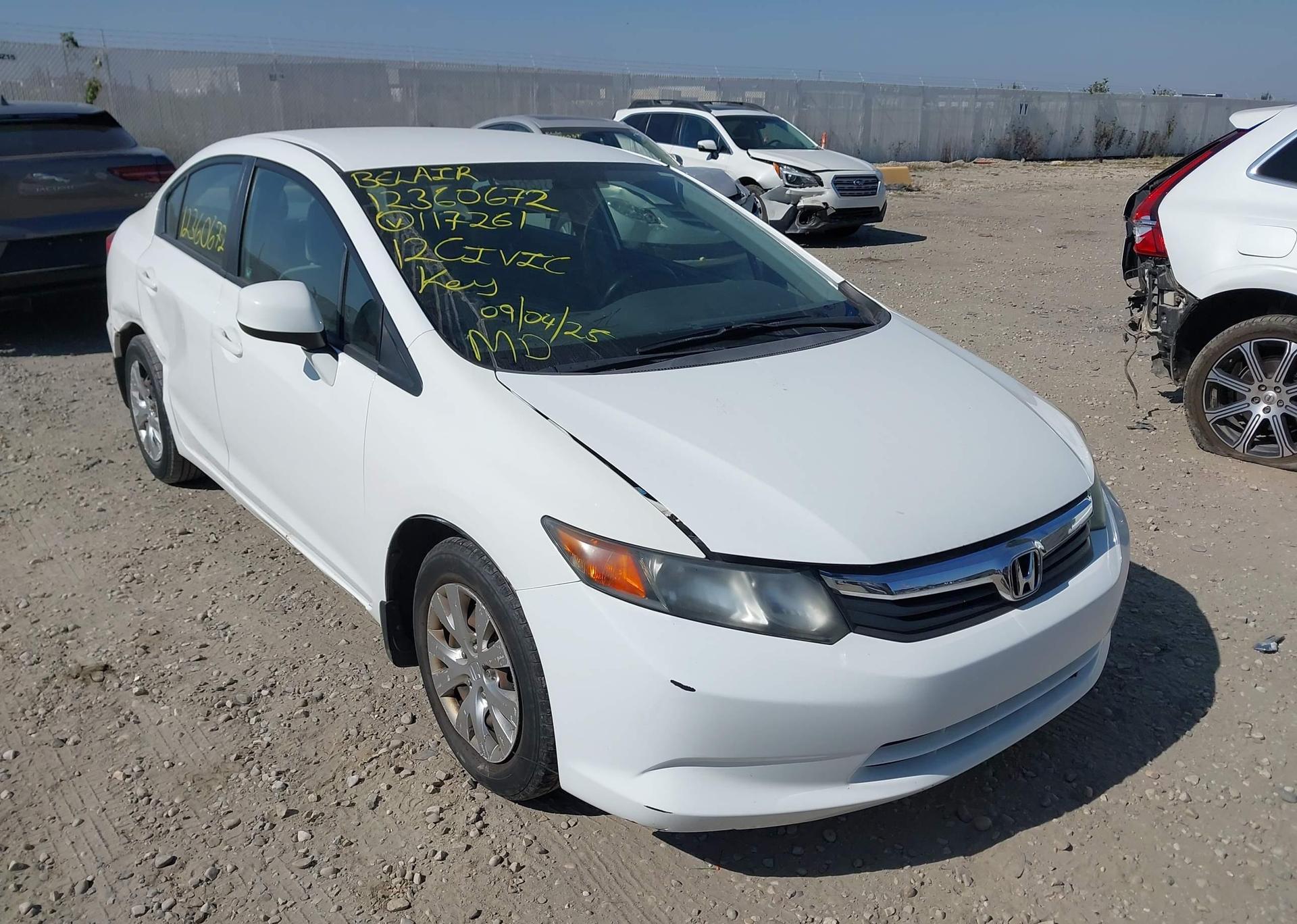2012 HONDA CIVIC LX