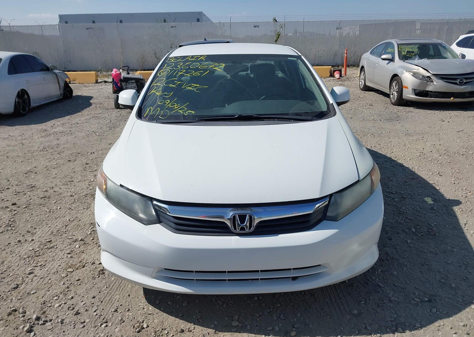 2012 HONDA CIVIC LX