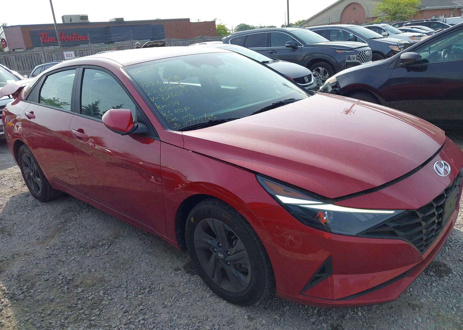 2022 HYUNDAI ELANTRA PREFERRED IVT