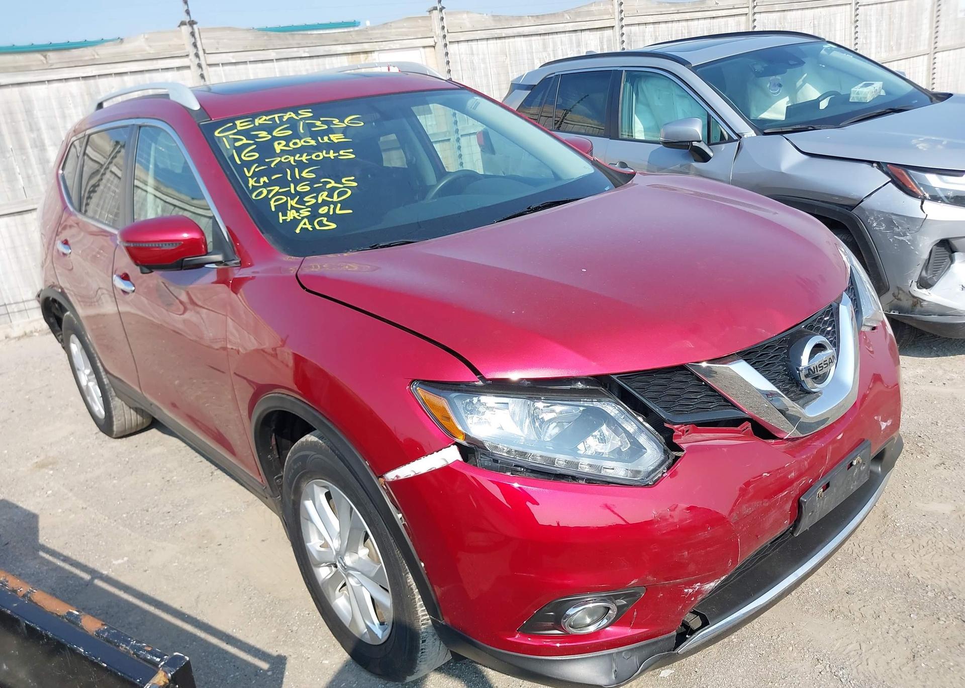 2016 NISSAN ROGUE S
