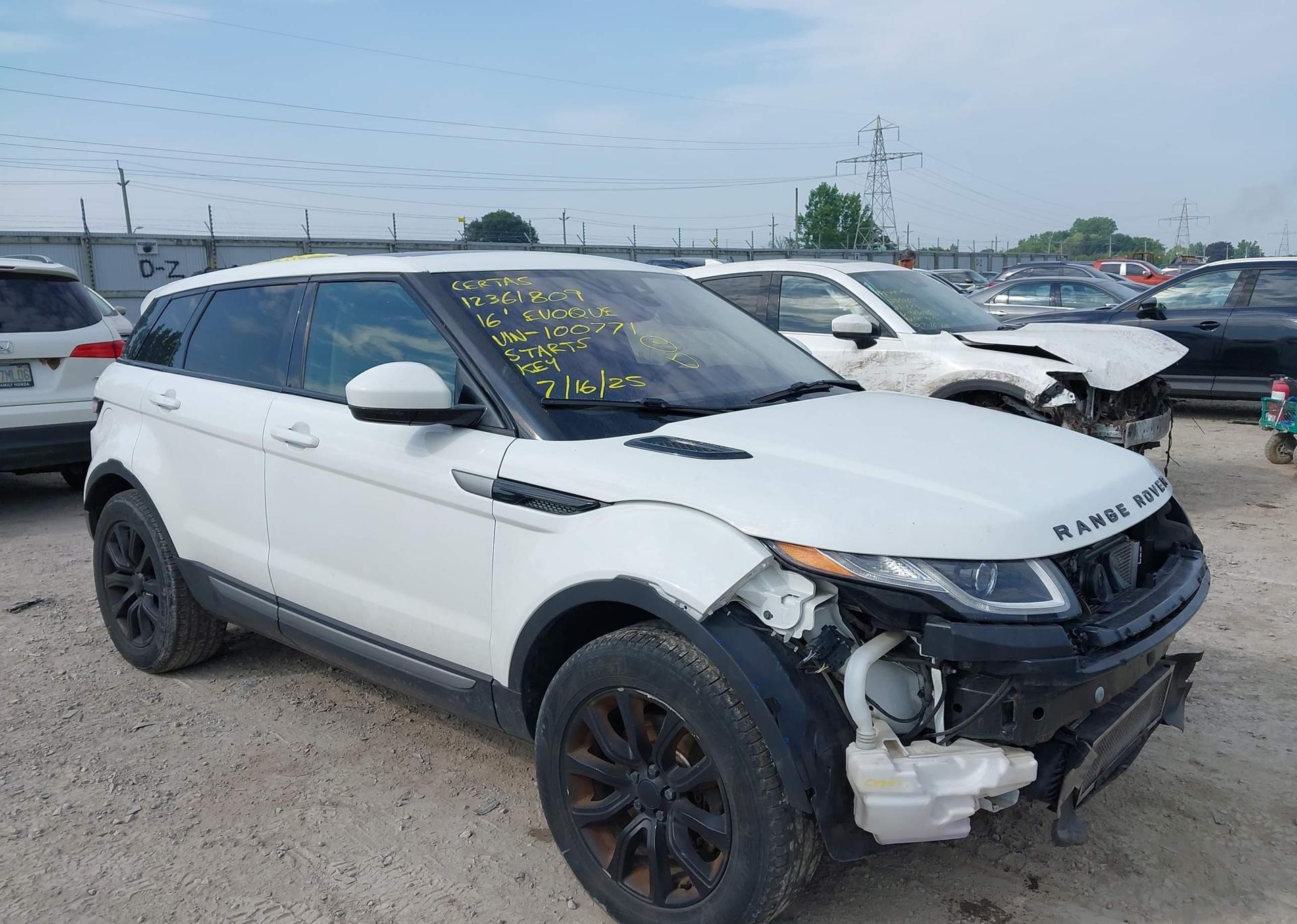 2016 LAND ROVER RANGE ROVER EVOQUE SE