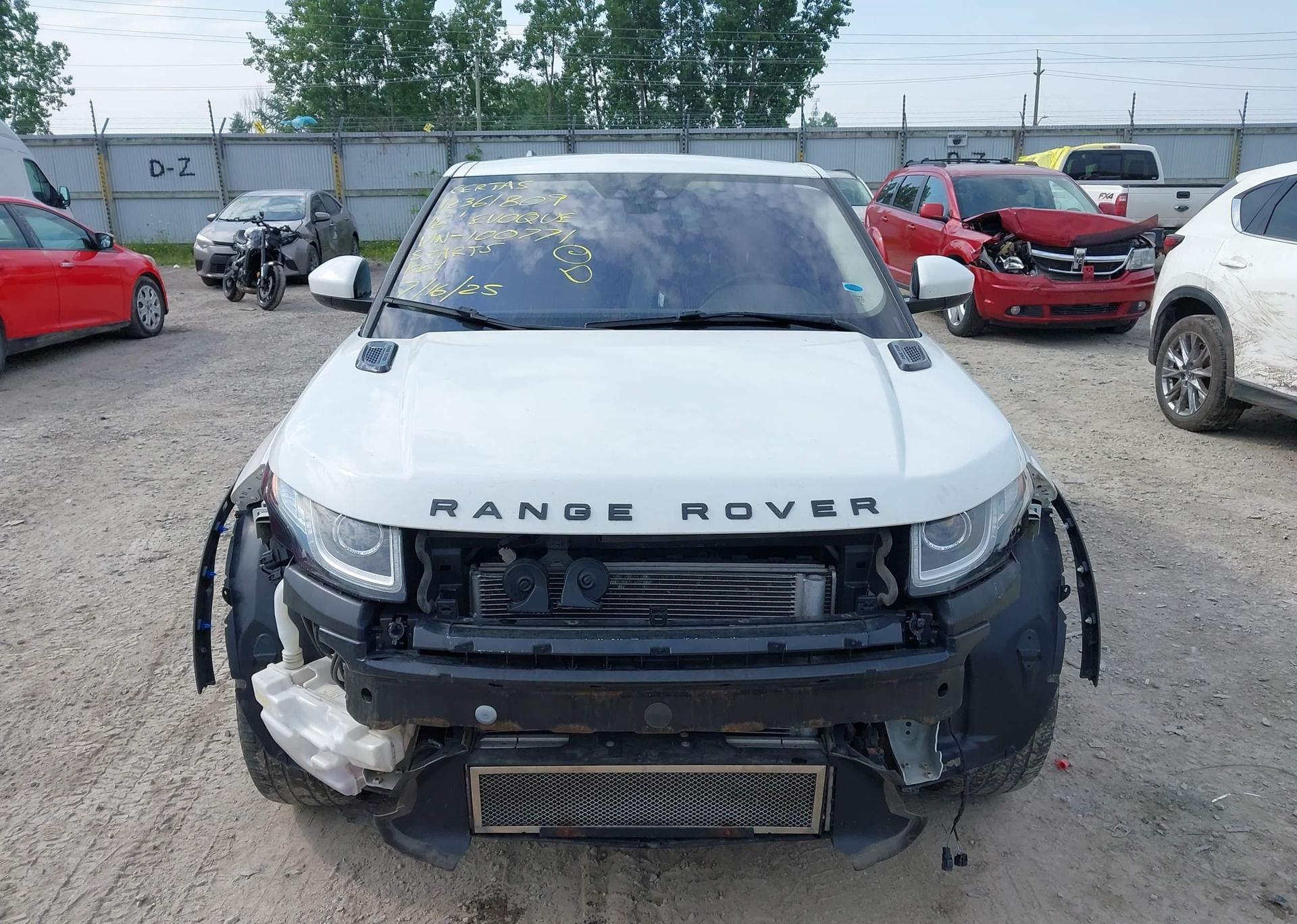 2016 LAND ROVER RANGE ROVER EVOQUE SE