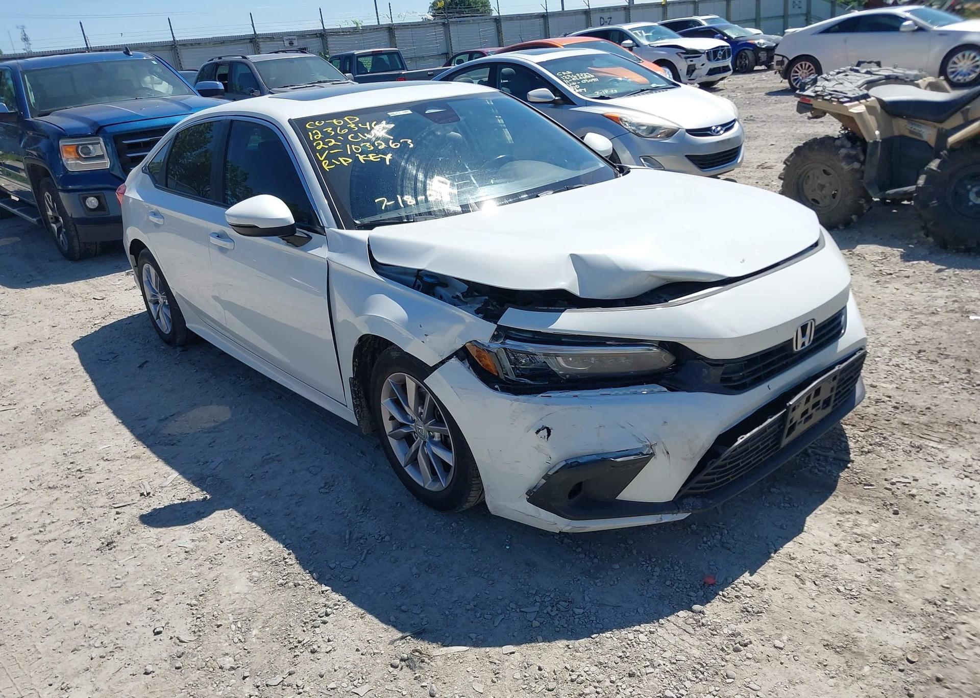 2022 HONDA CIVIC EX 4DR