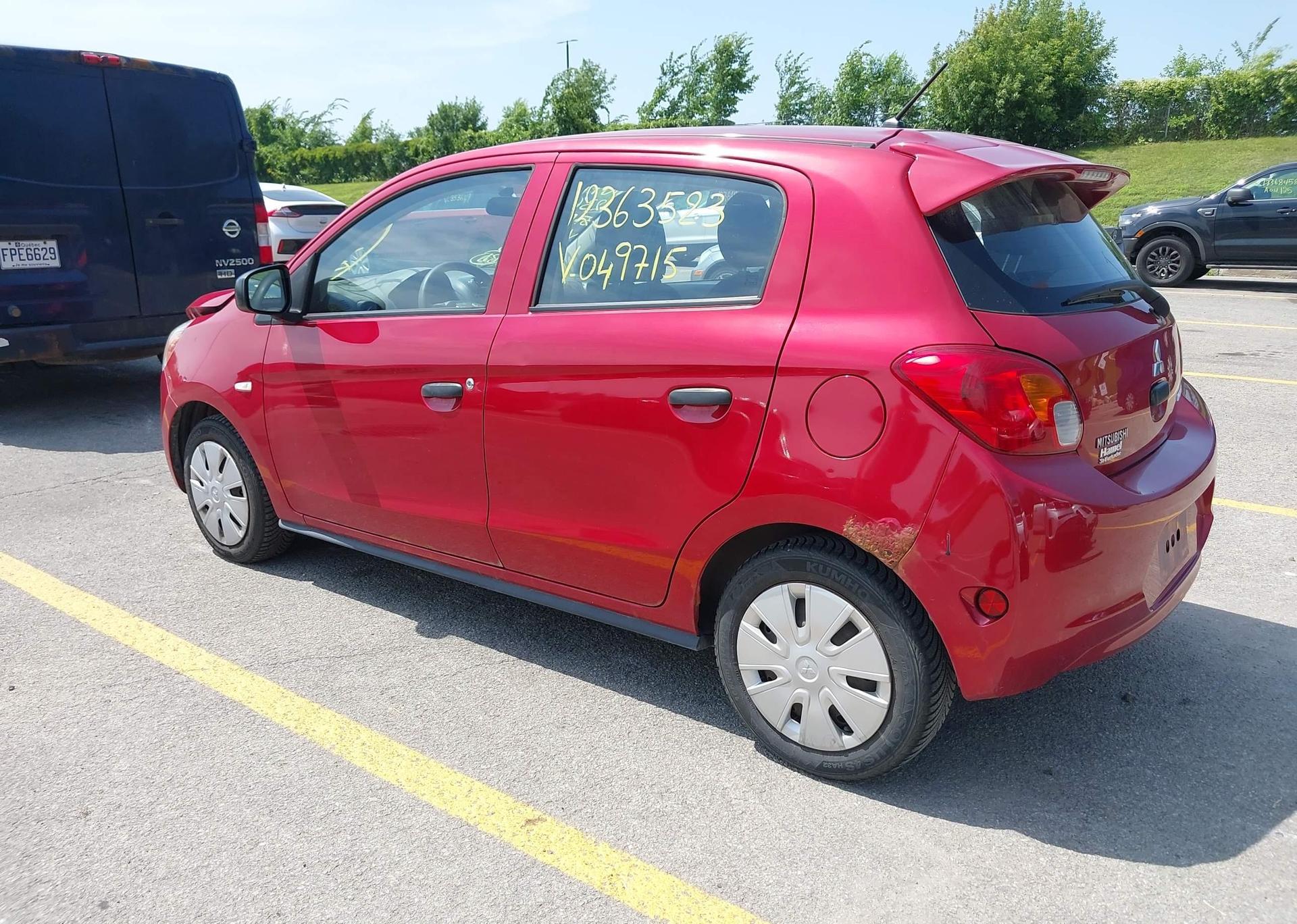 2015 MITSUBISHI MIRAGE