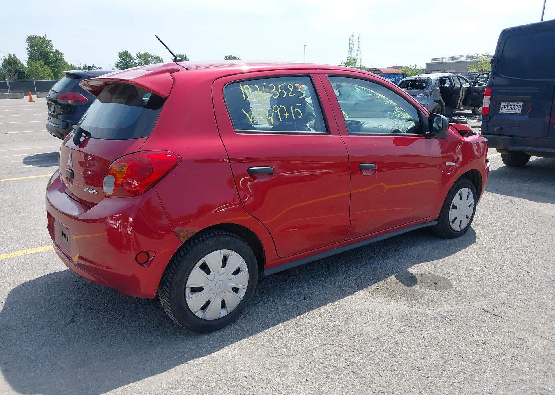 2015 MITSUBISHI MIRAGE