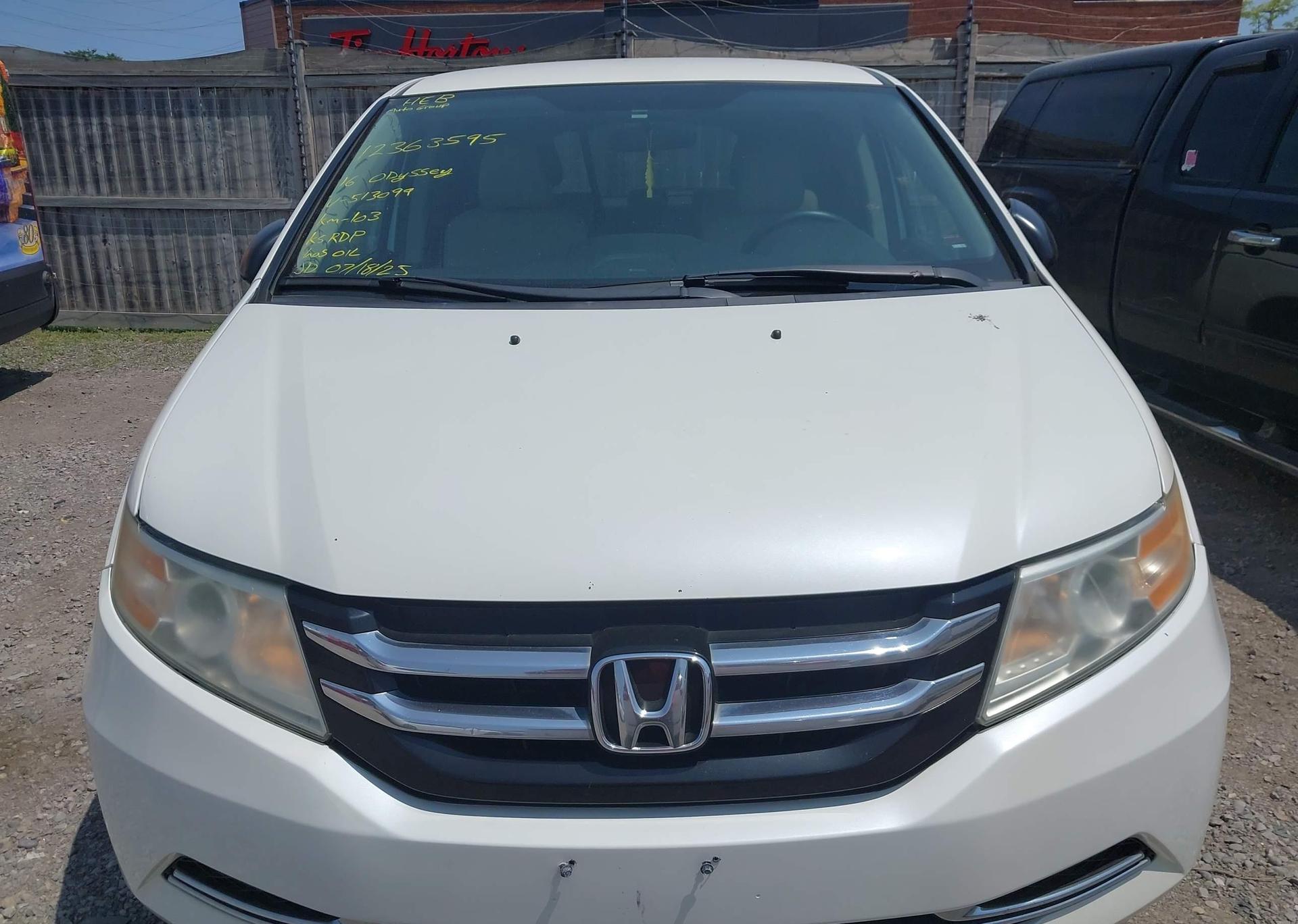 2016 HONDA ODYSSEY