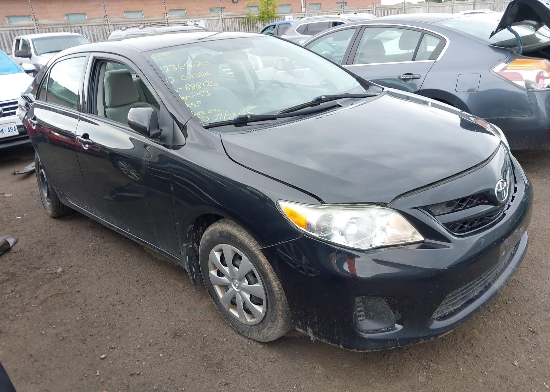 2012 TOYOTA COROLLA S