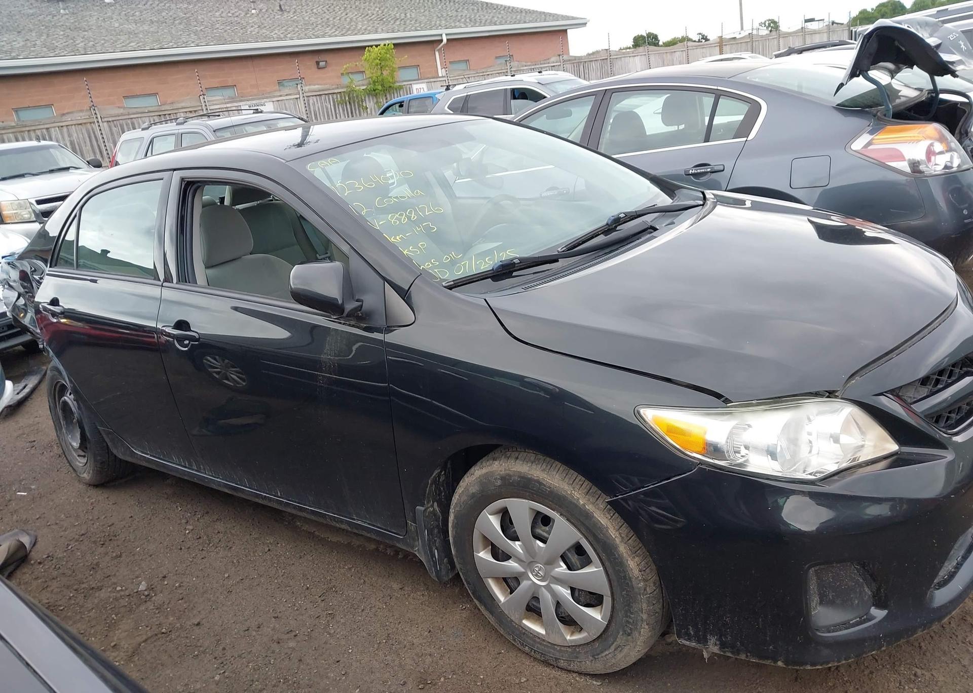 2012 TOYOTA COROLLA S