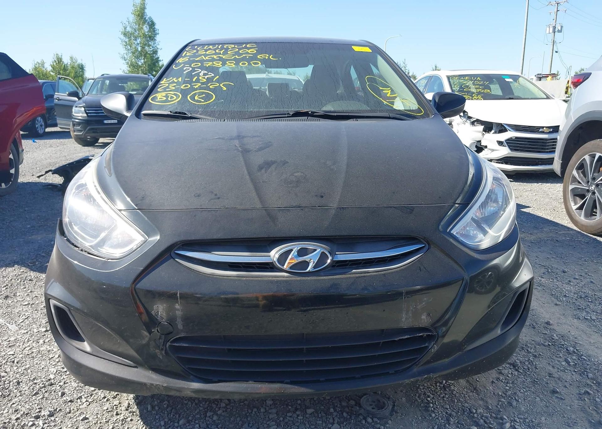 2016 HYUNDAI ACCENT GL