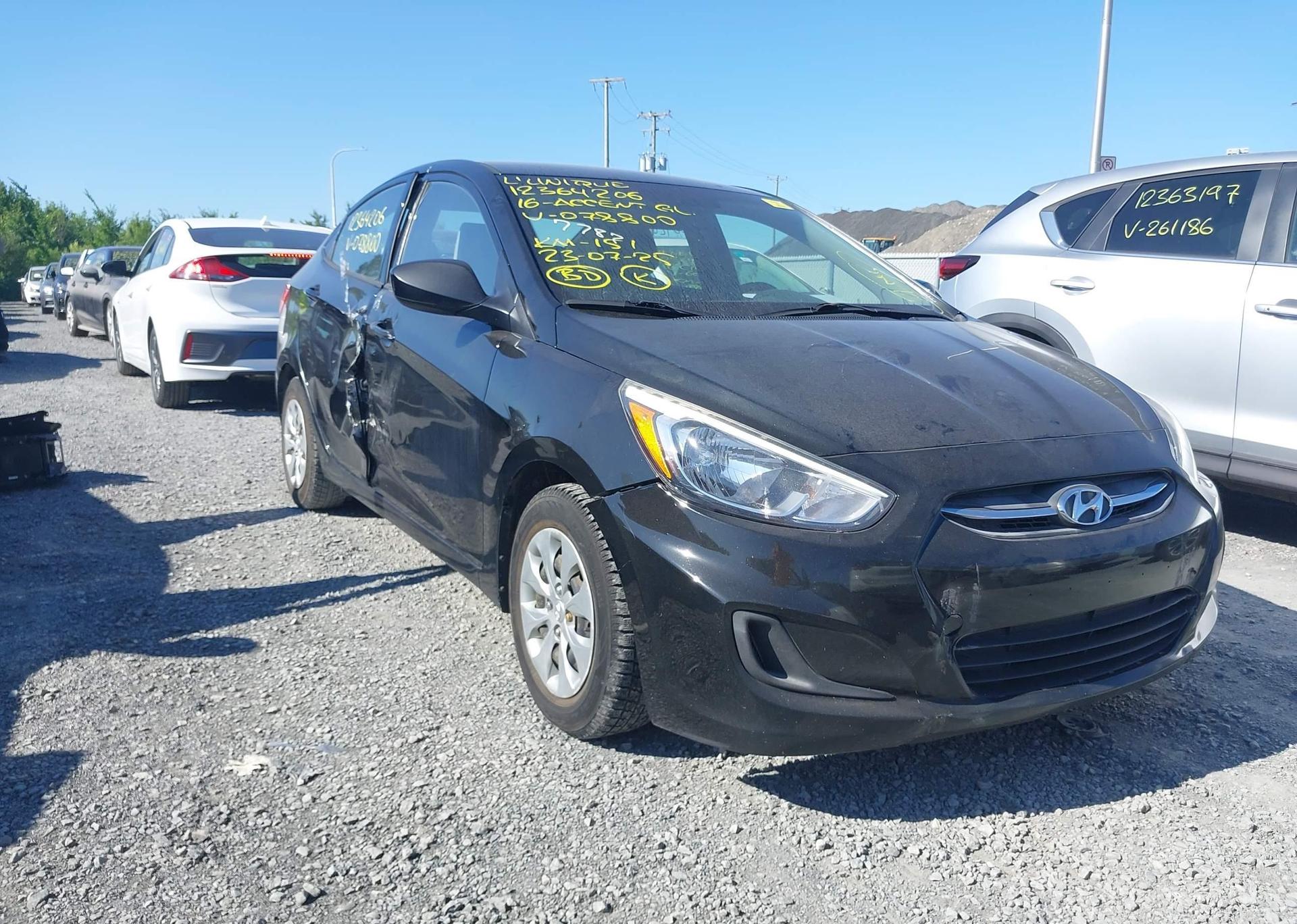 2016 HYUNDAI ACCENT GL