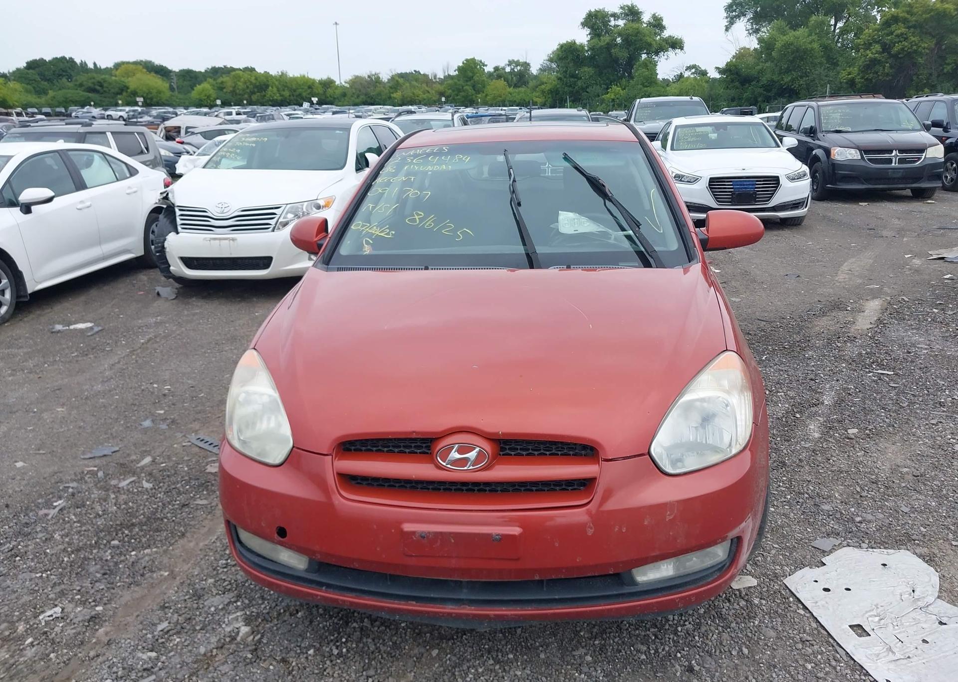2008 HYUNDAI ACCENT GS