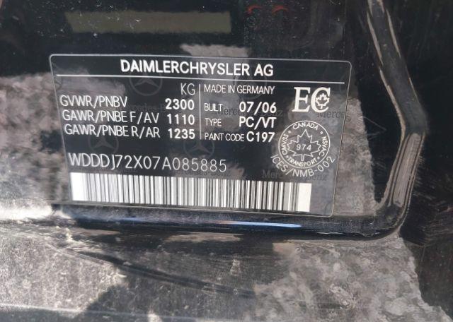 2007 MERCEDES-BENZ CLS 550