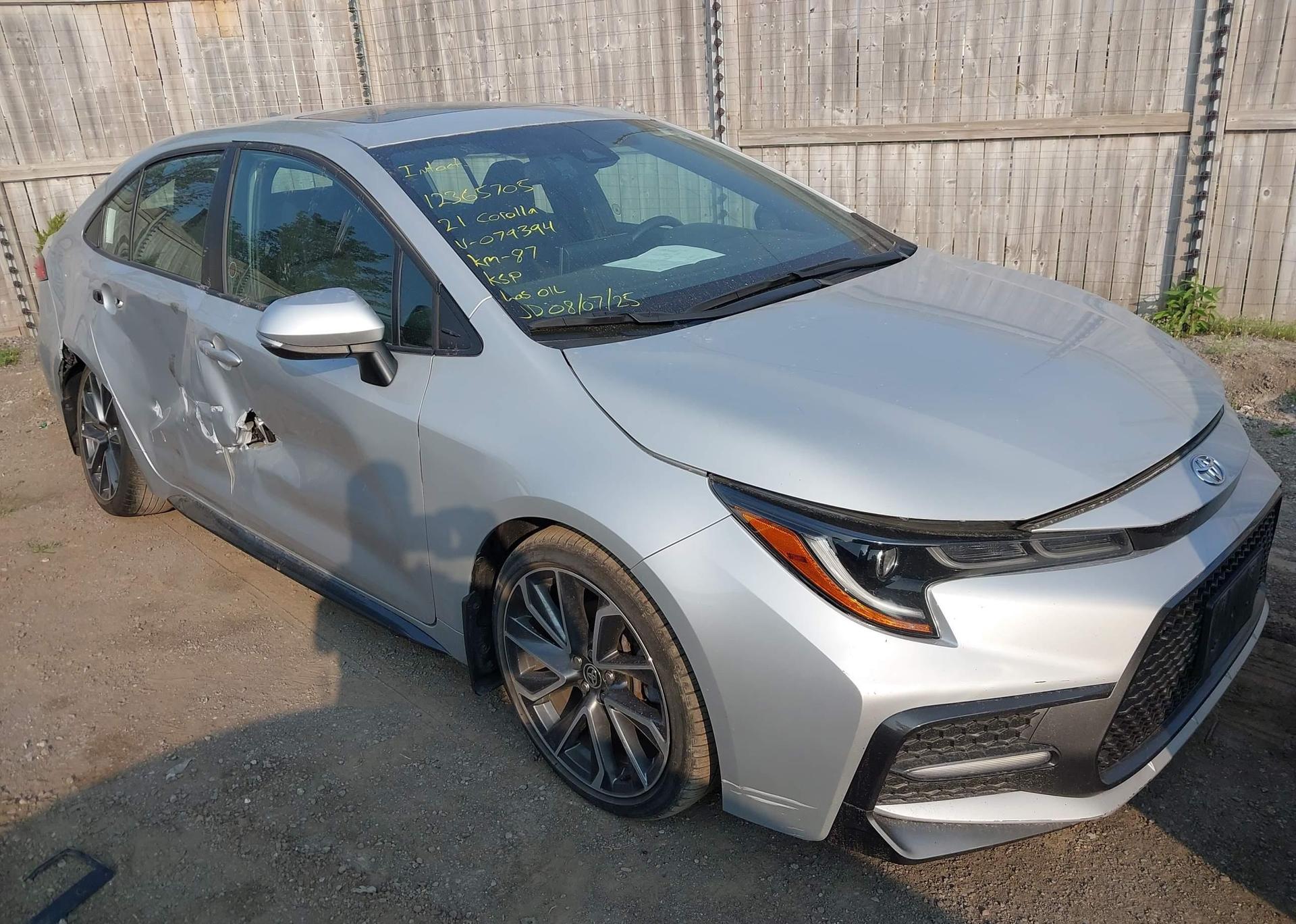 2021 TOYOTA COROLLA
