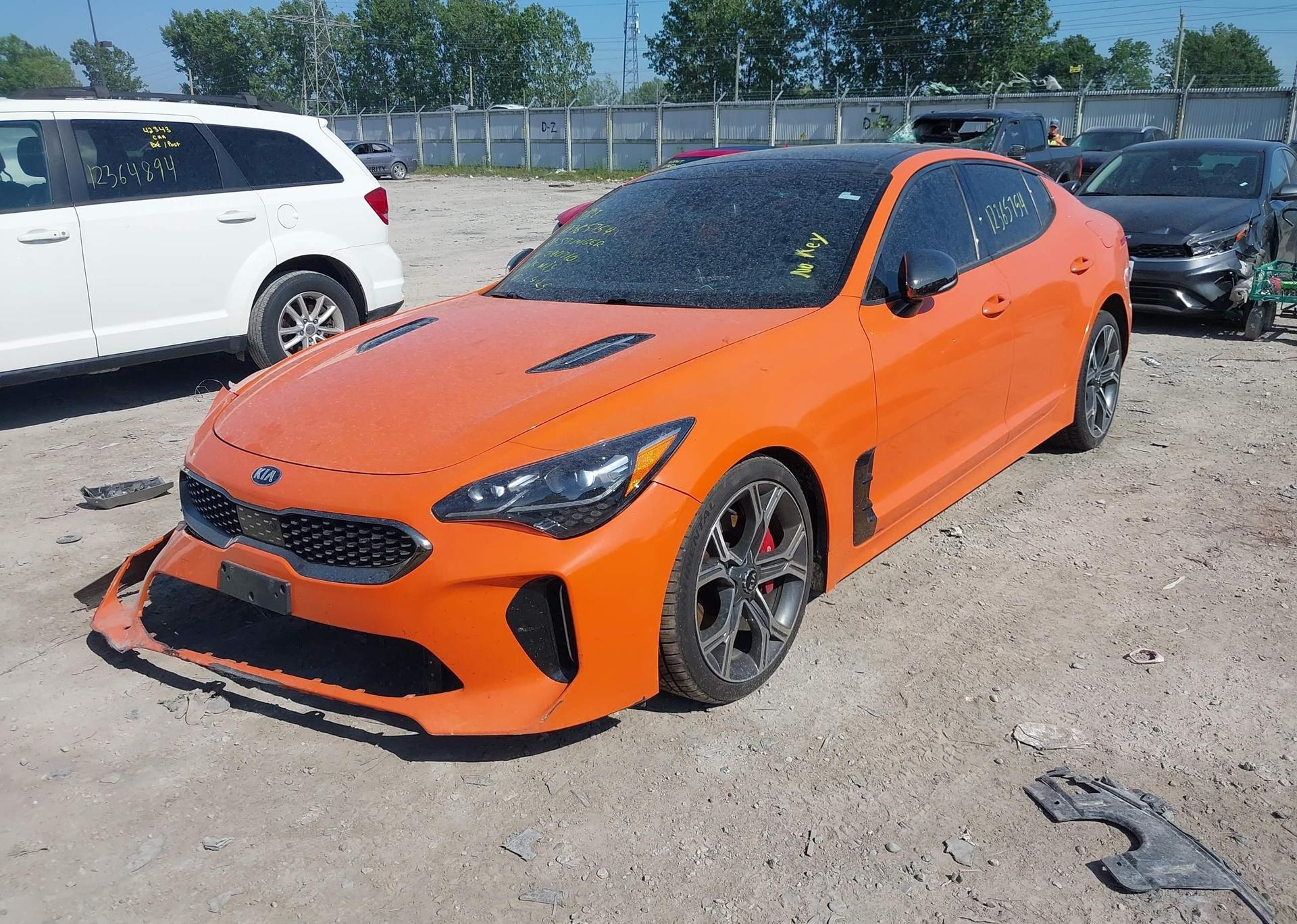 2021 KIA STINGER GT LIMITED - NEON ORANGE