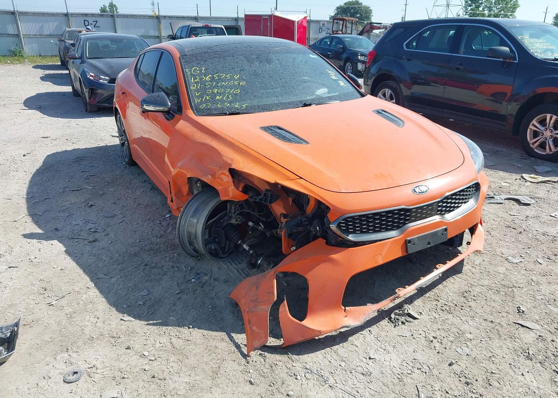 2021 KIA STINGER GT LIMITED - NEON ORANGE