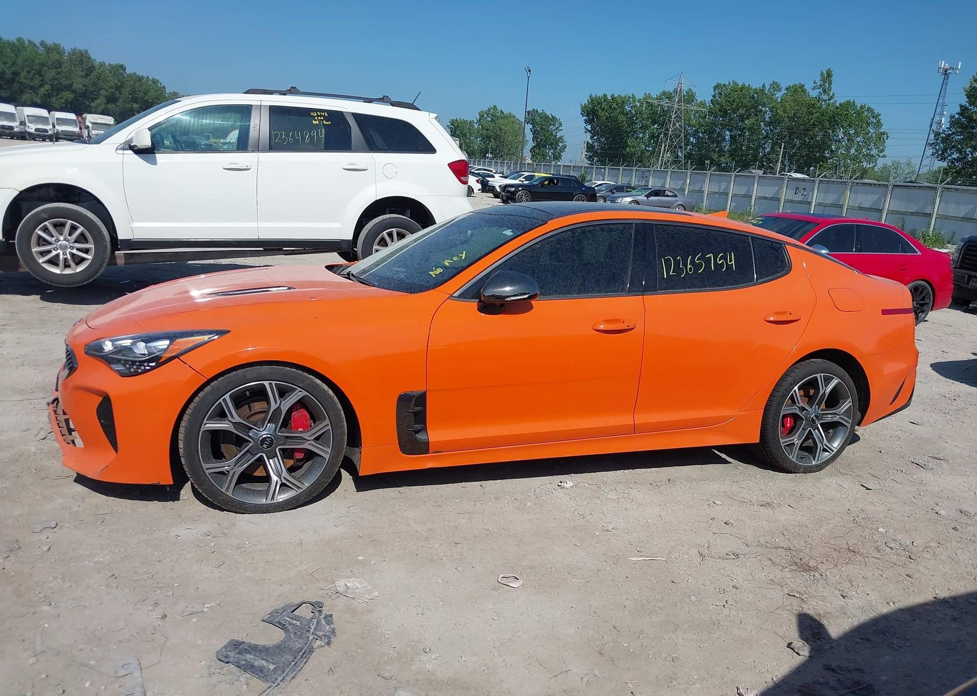 2021 KIA STINGER GT LIMITED - NEON ORANGE