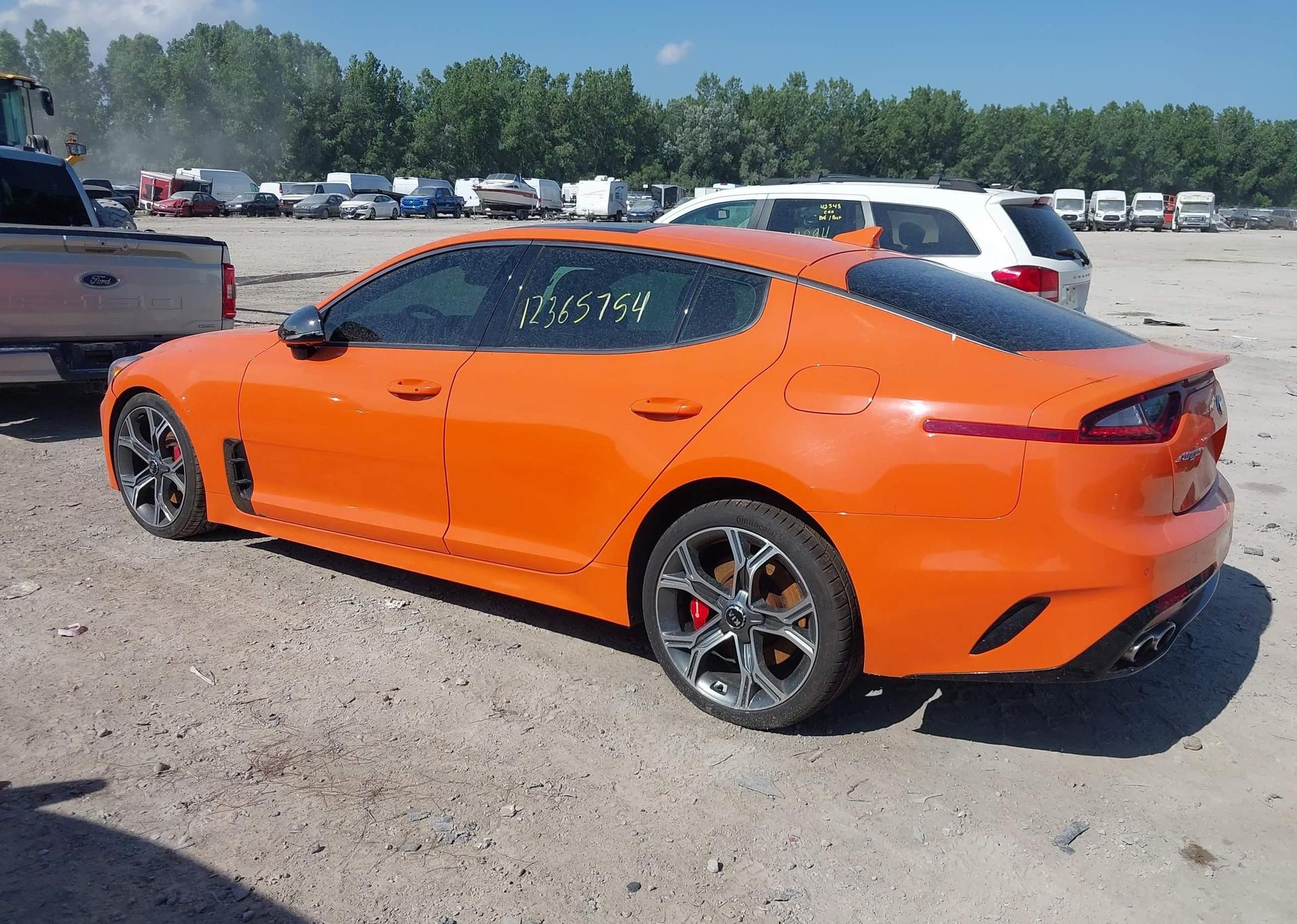 2021 KIA STINGER GT LIMITED - NEON ORANGE