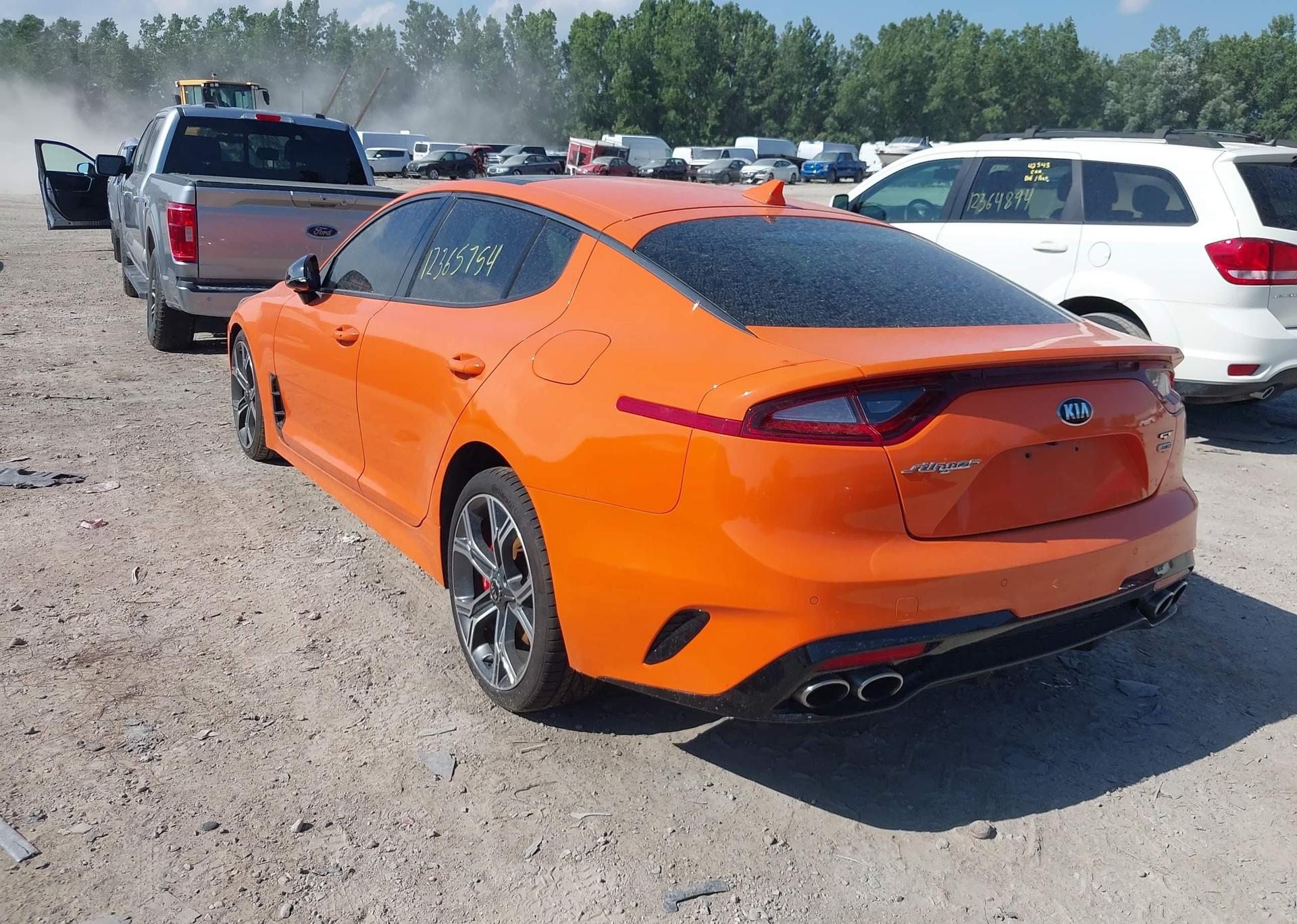 2021 KIA STINGER GT LIMITED - NEON ORANGE