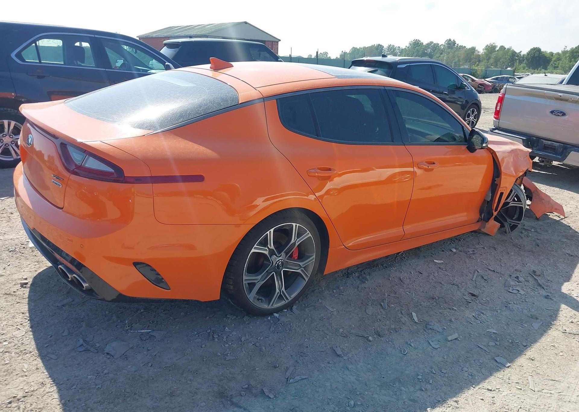 2021 KIA STINGER GT LIMITED - NEON ORANGE