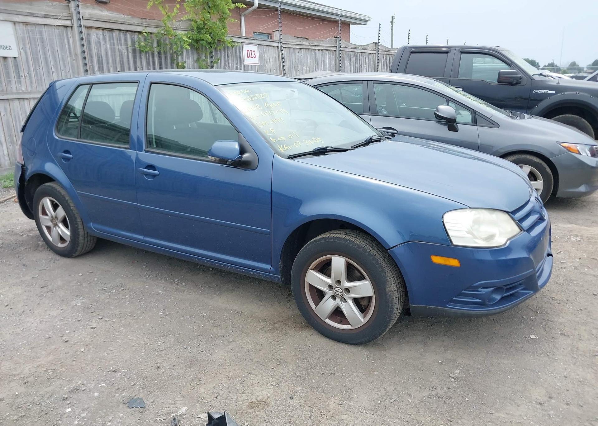 2008 VOLKSWAGEN GOLF CITY