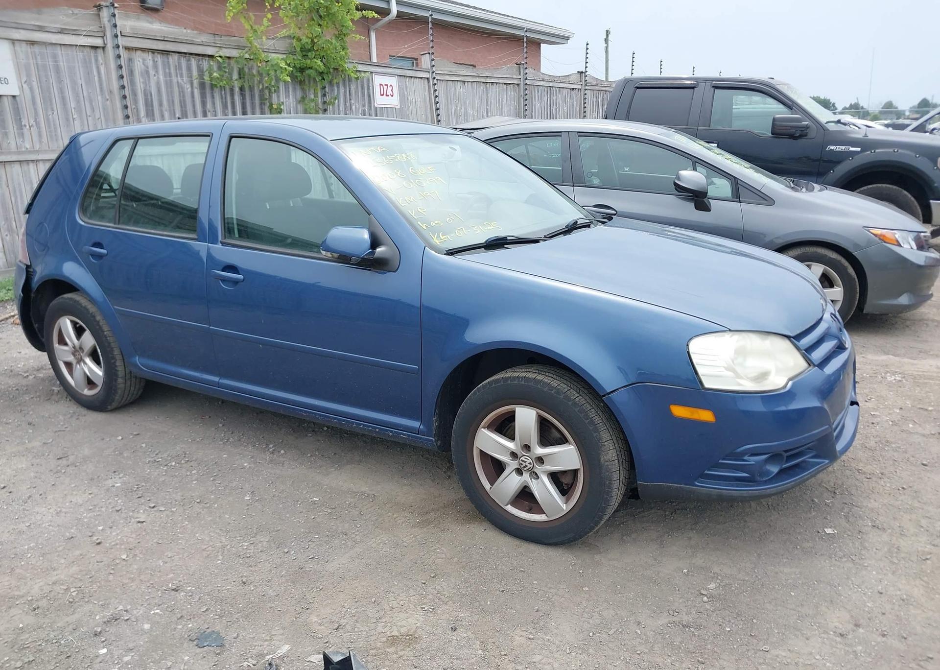 2008 VOLKSWAGEN GOLF CITY