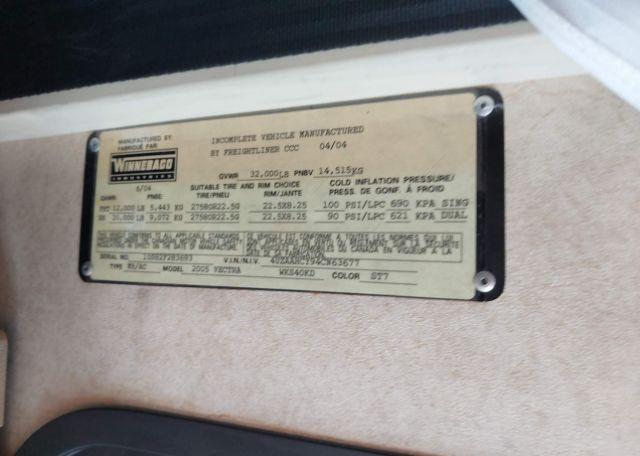 2005 WINNEBAGO VECTRA
