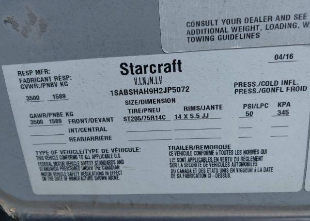 2017 STARCRAFT 16RB