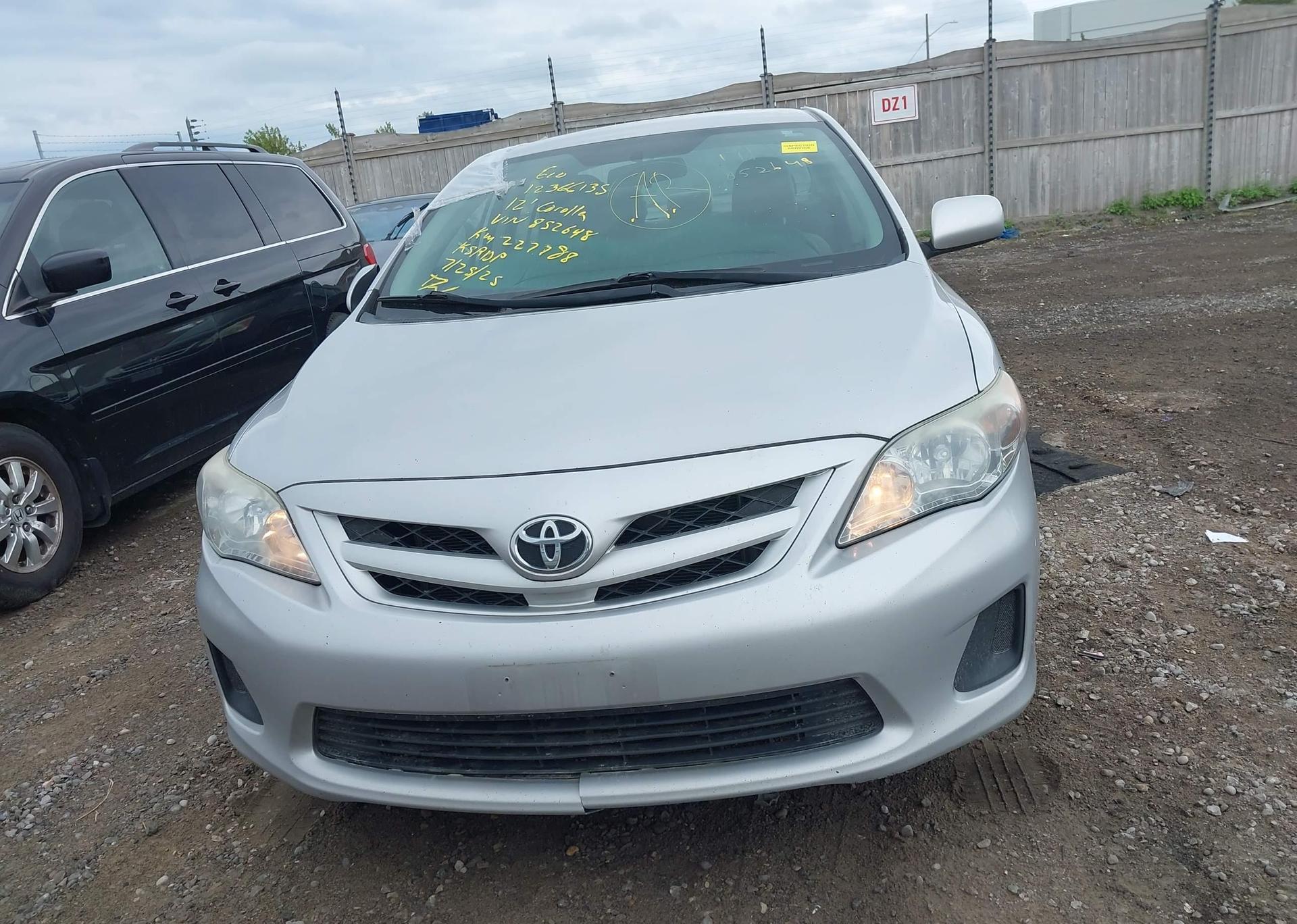 2012 TOYOTA COROLLA CE