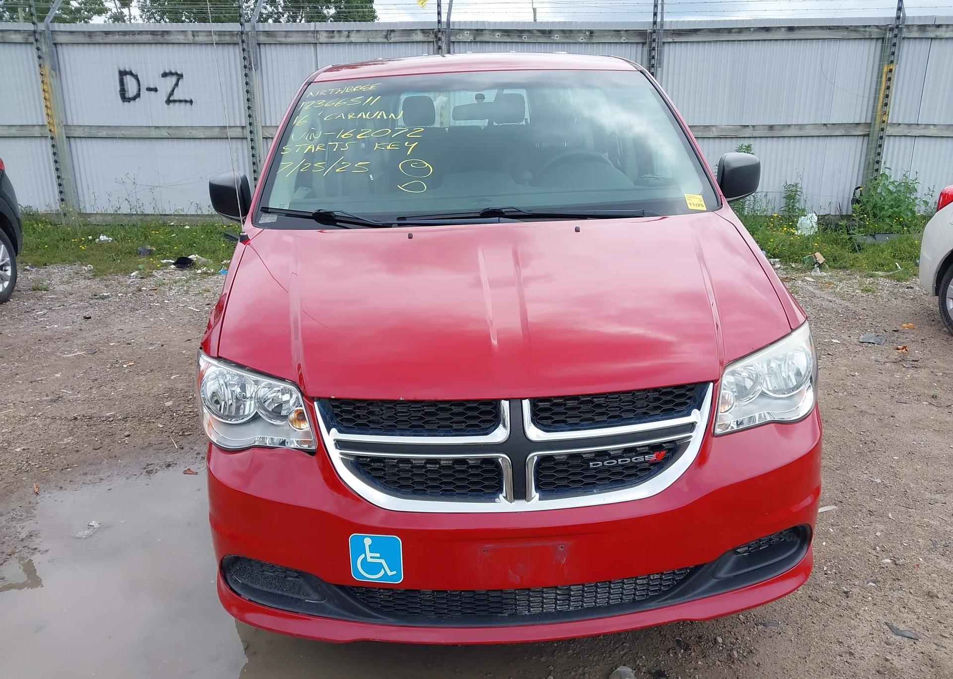 2016 DODGE GRAND CARAVAN SE