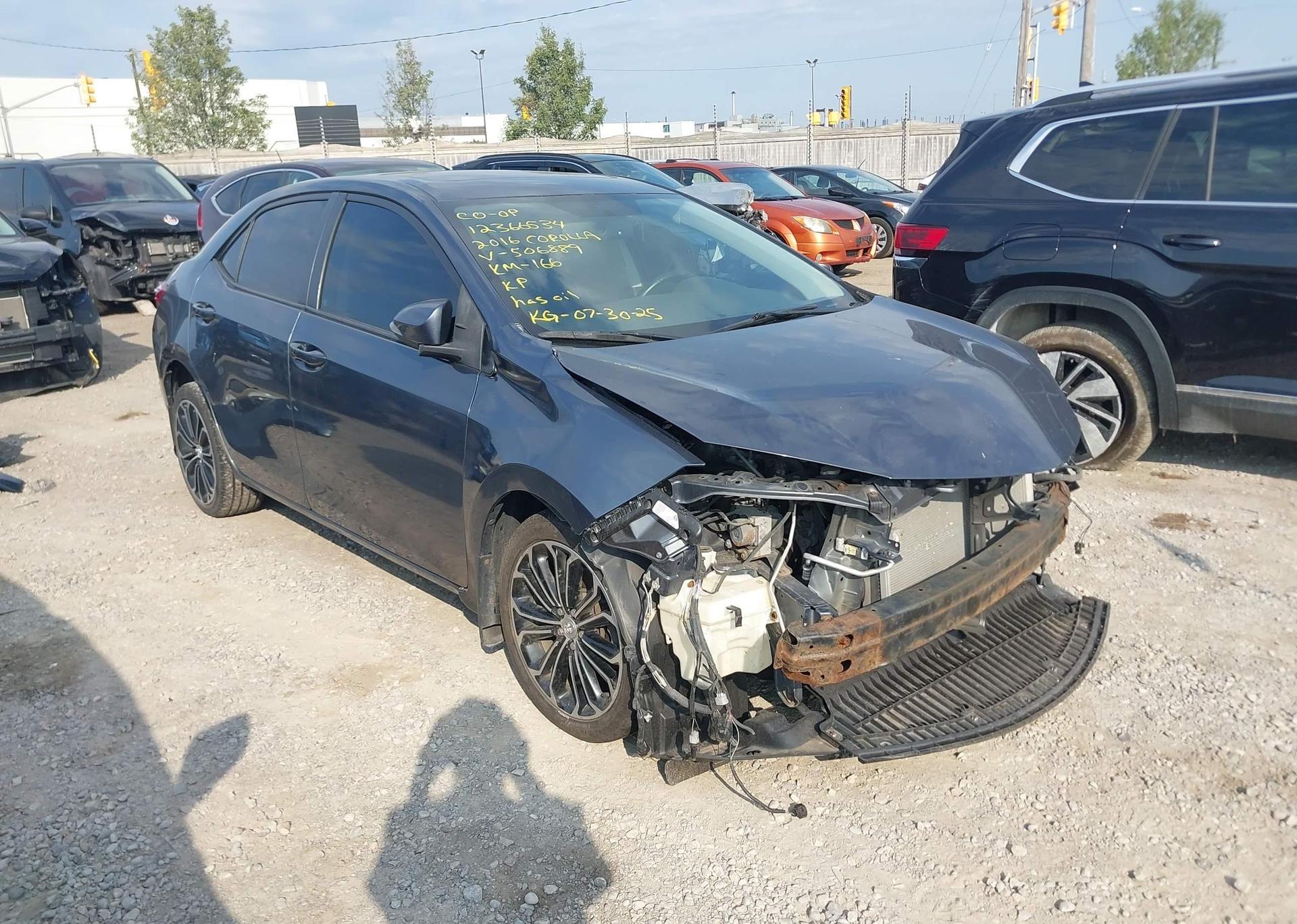 2016 TOYOTA COROLLA S