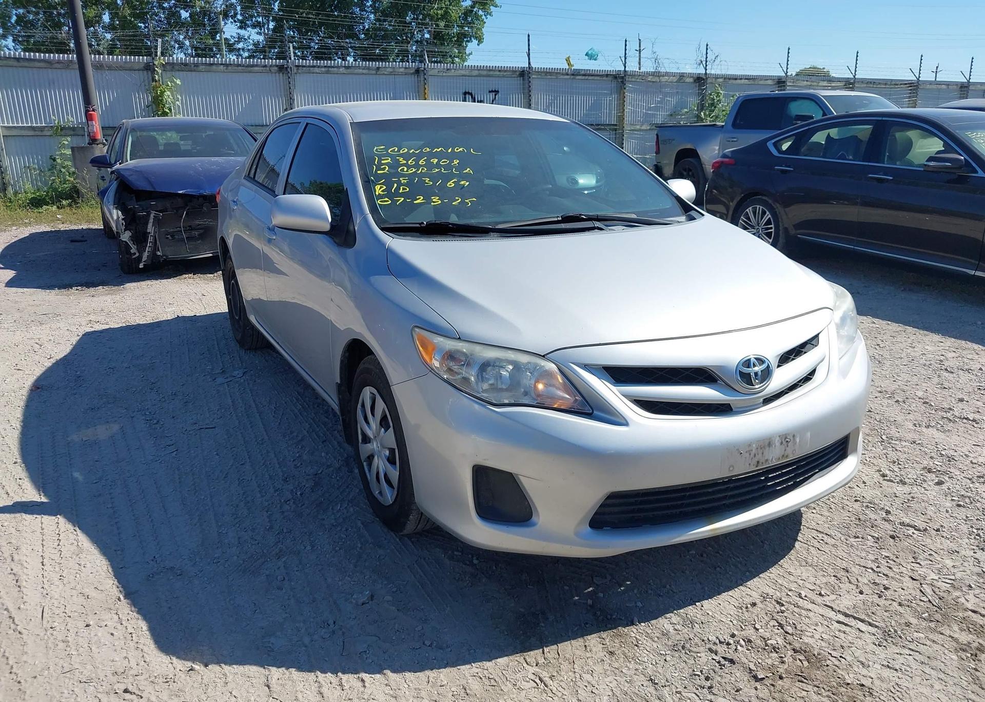 2012 TOYOTA COROLLA CE