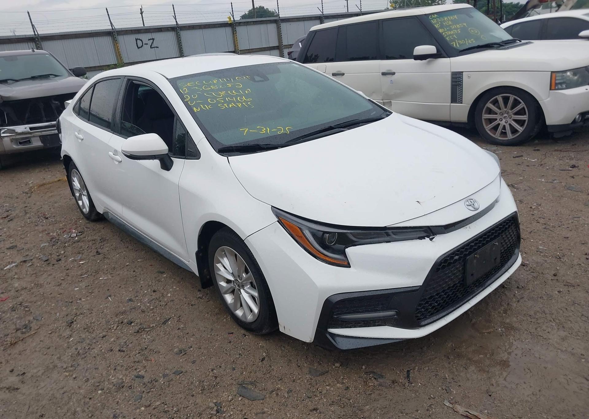 2020 TOYOTA COROLLA SE