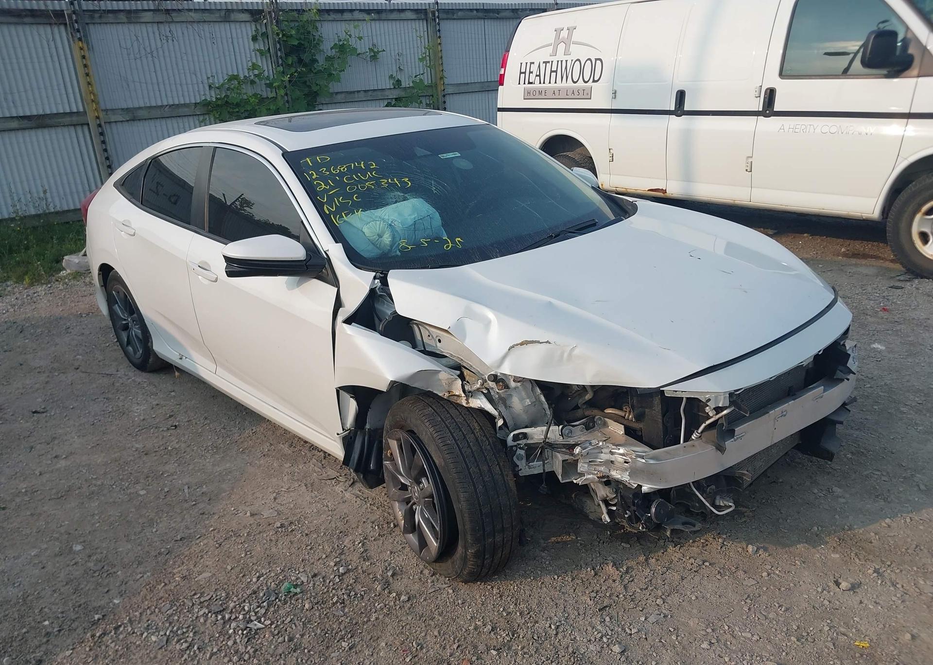 2021 HONDA CIVIC EX 4DR