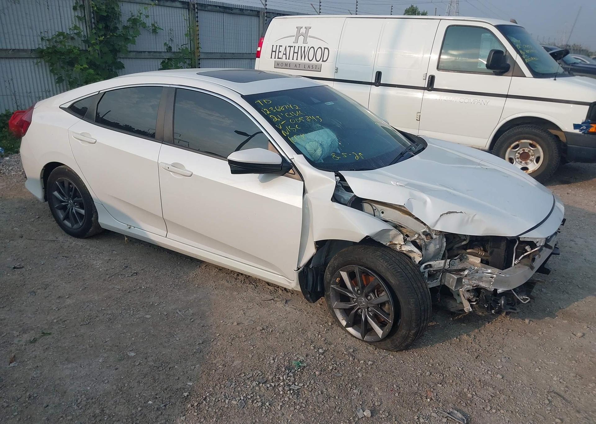2021 HONDA CIVIC EX 4DR
