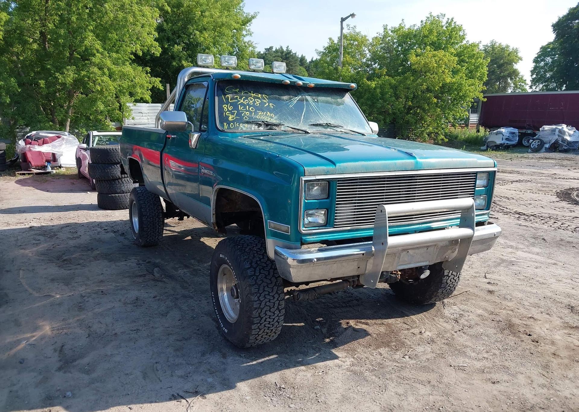 1986 CHEVROLET K10