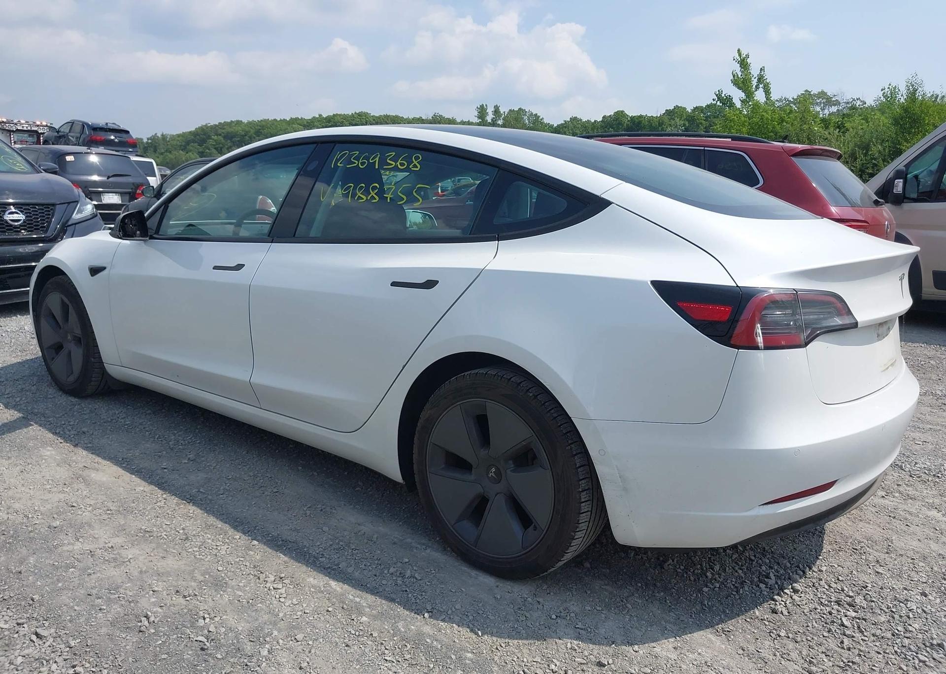 2021 TESLA MODEL 3 STANDARD RANGE