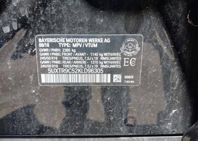 2019 BMW X3 XDRIVE30I