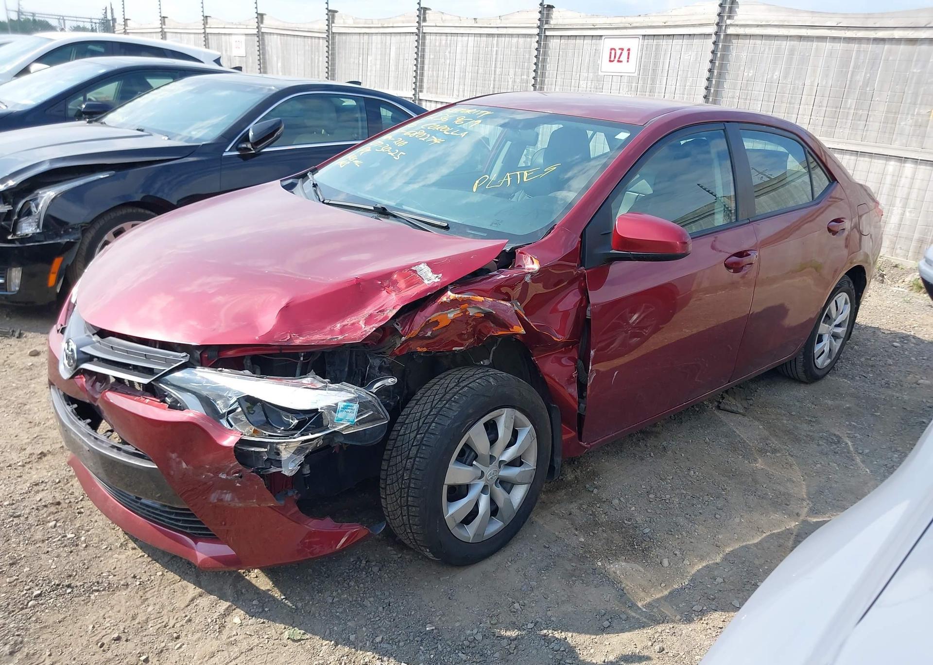 2016 TOYOTA COROLLA LE