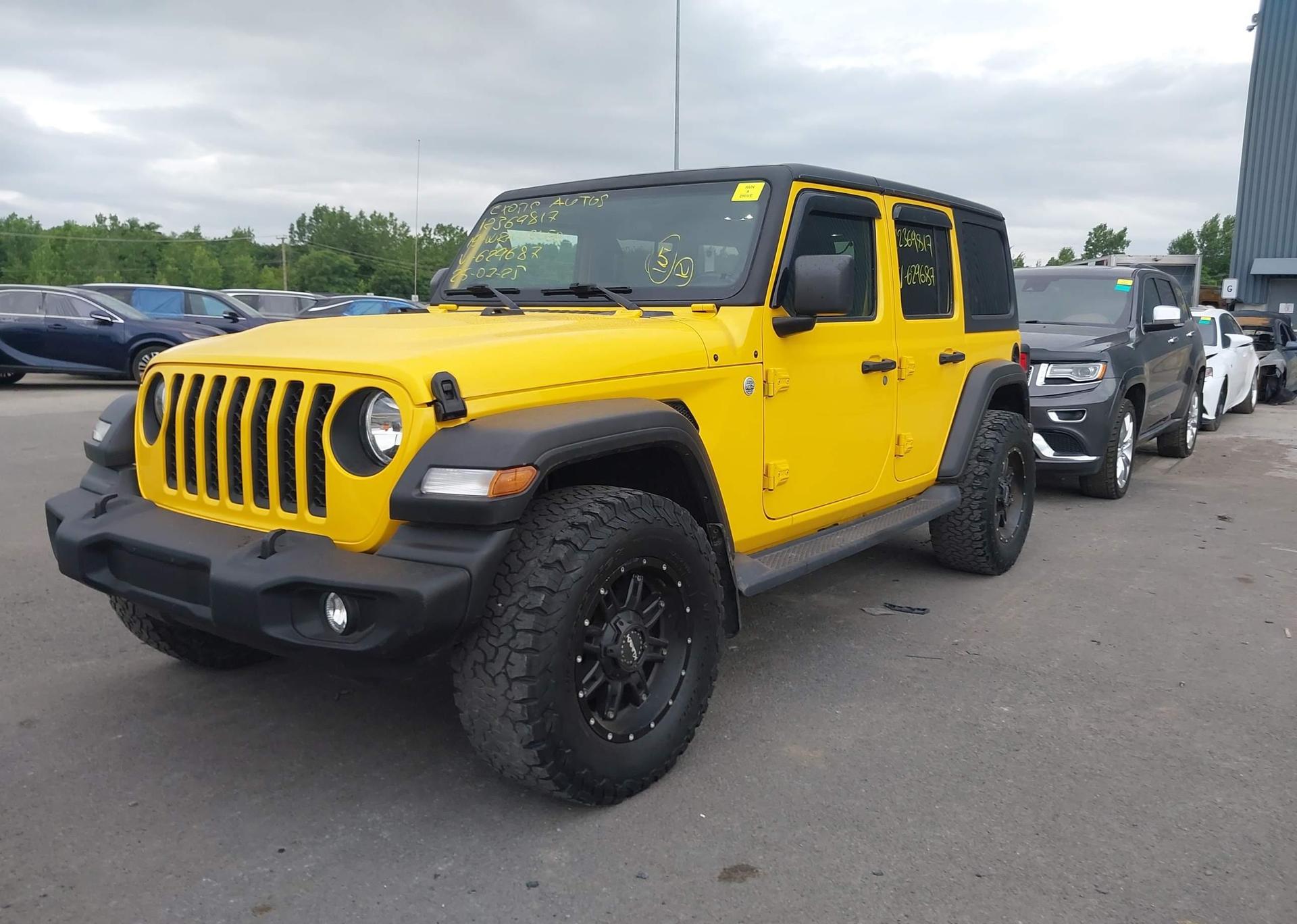 2019 JEEP WRANGLER UNLIMITED SPORT
