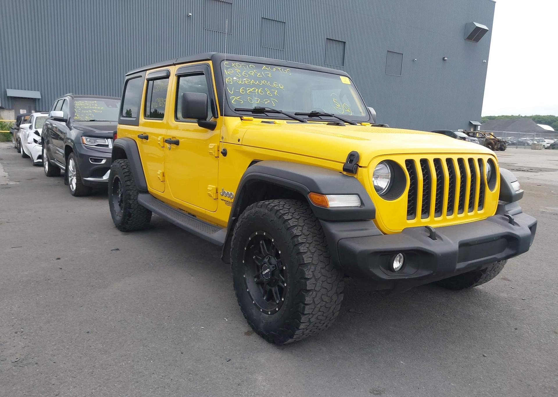 2019 JEEP WRANGLER UNLIMITED SPORT