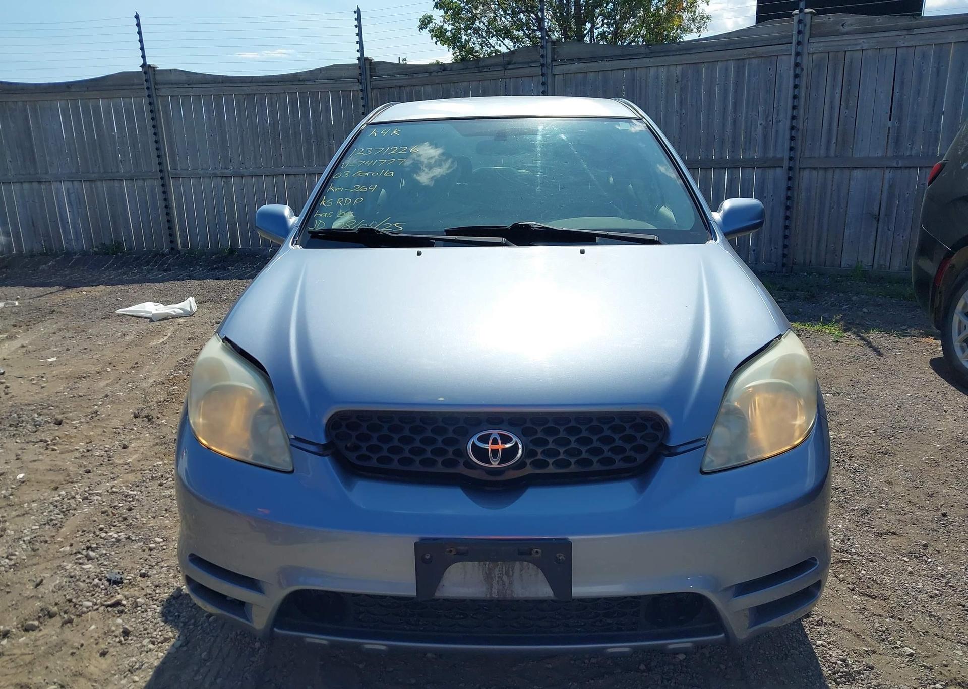 2003 TOYOTA COROLLA MATRIX XR