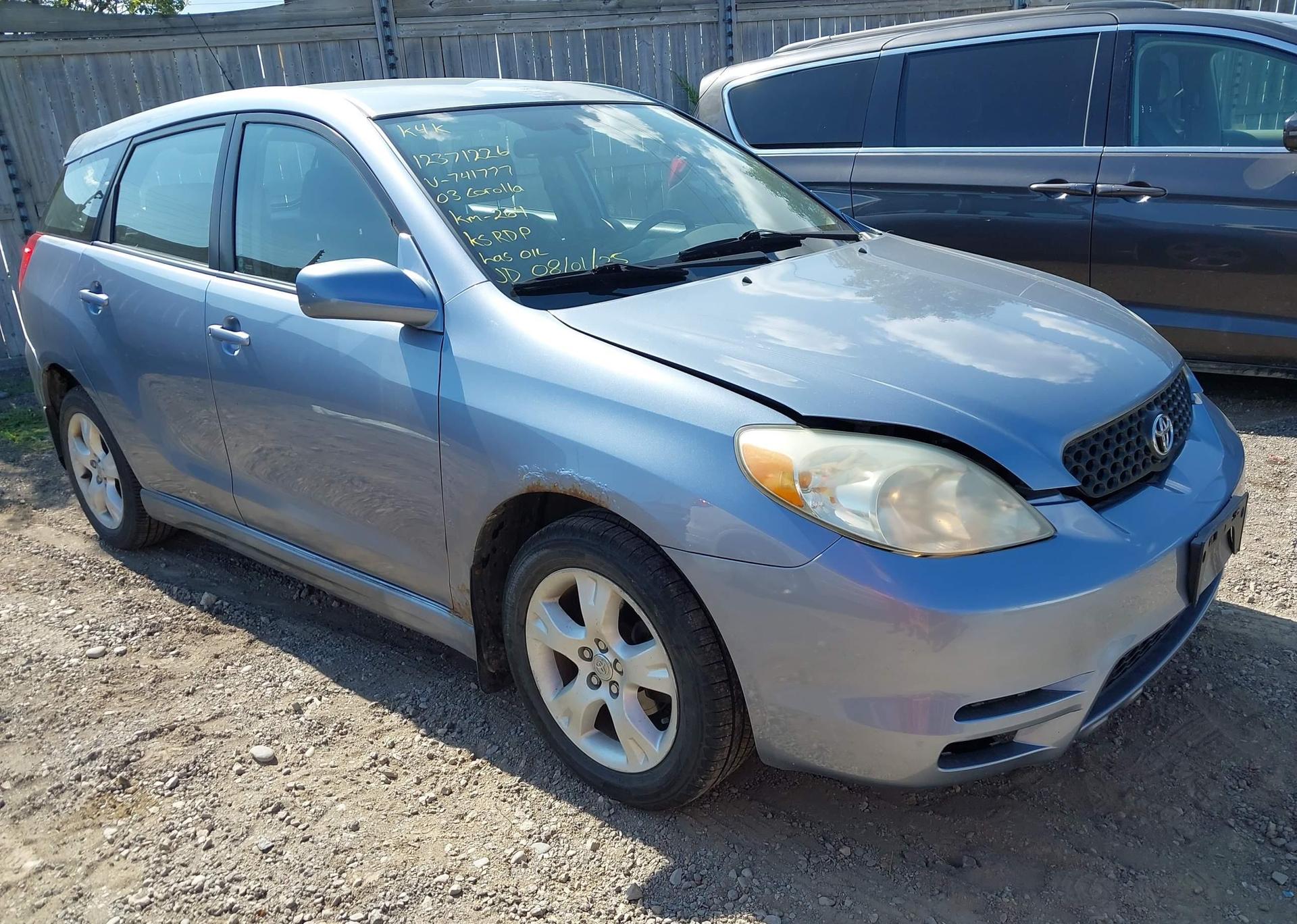 2003 TOYOTA COROLLA MATRIX XR