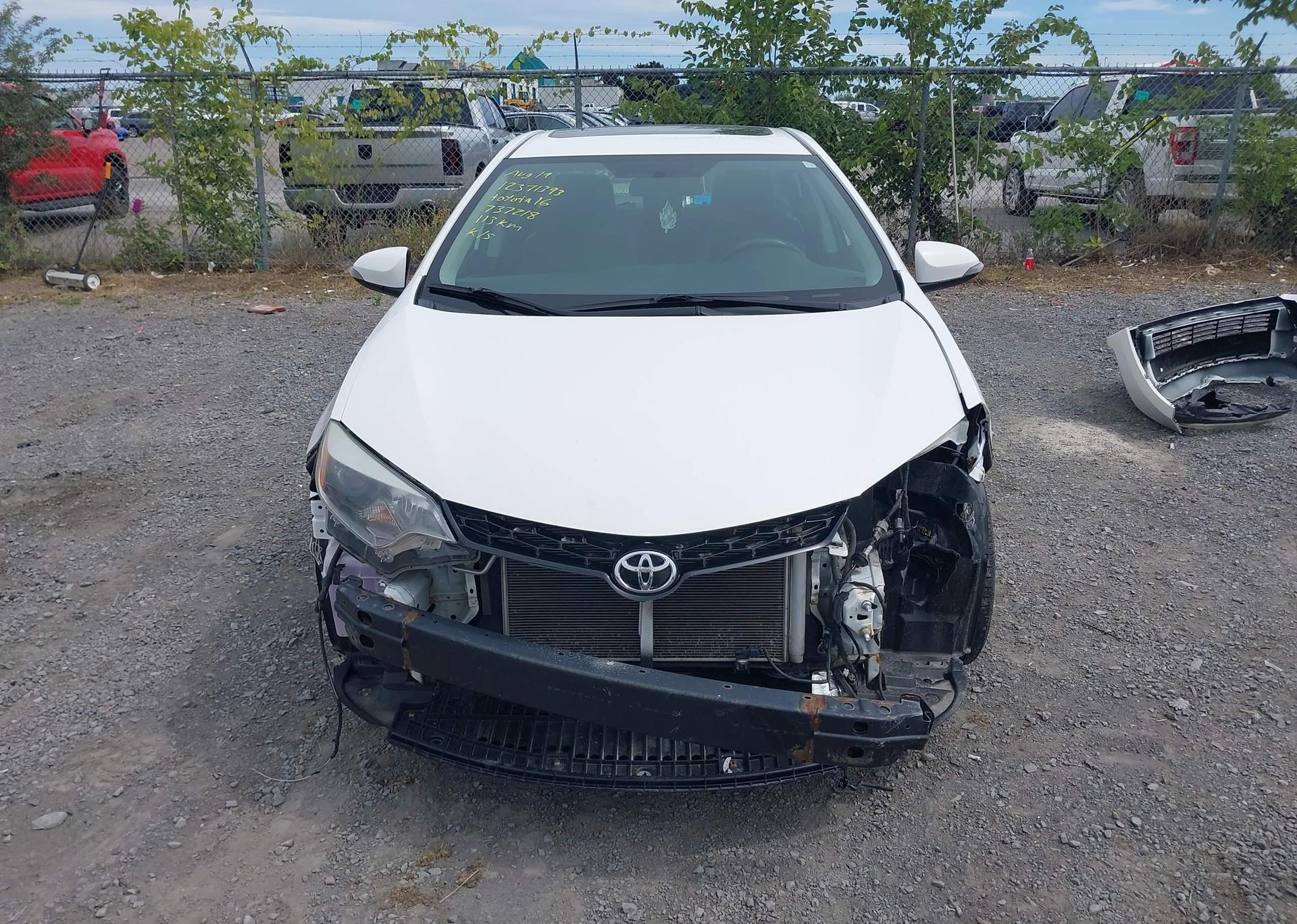 2016 TOYOTA COROLLA S