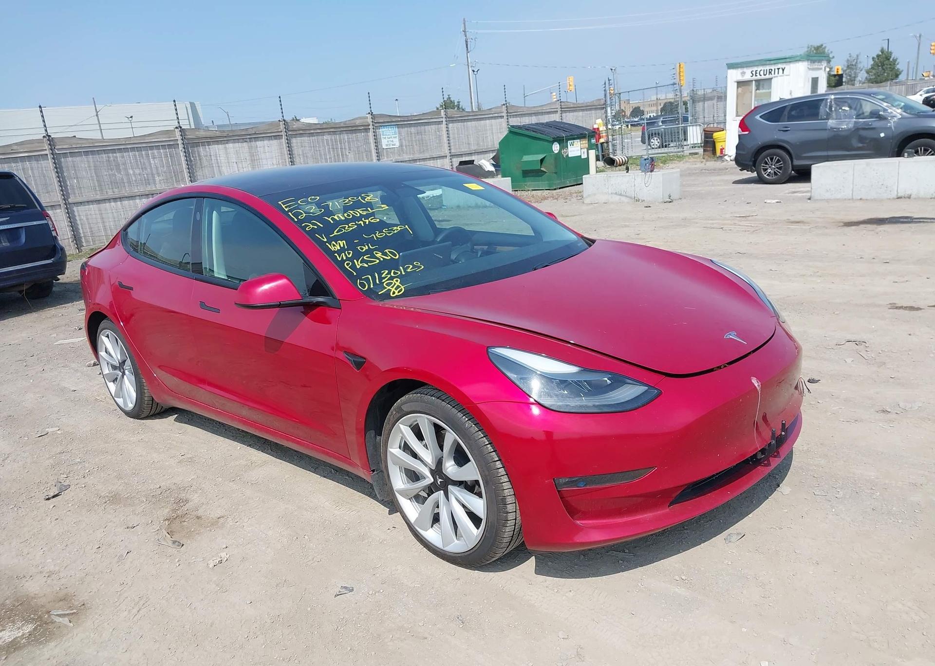 2021 TESLA MODEL 3