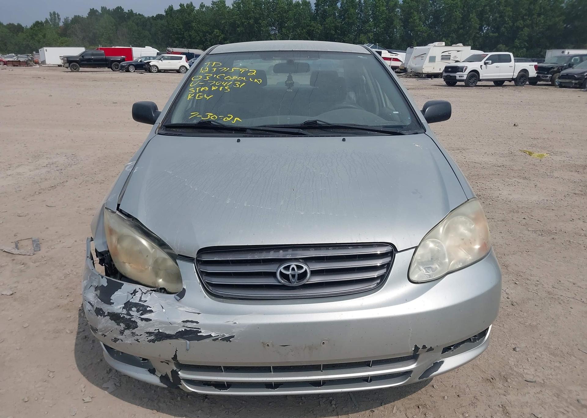 2003 TOYOTA COROLLA CE