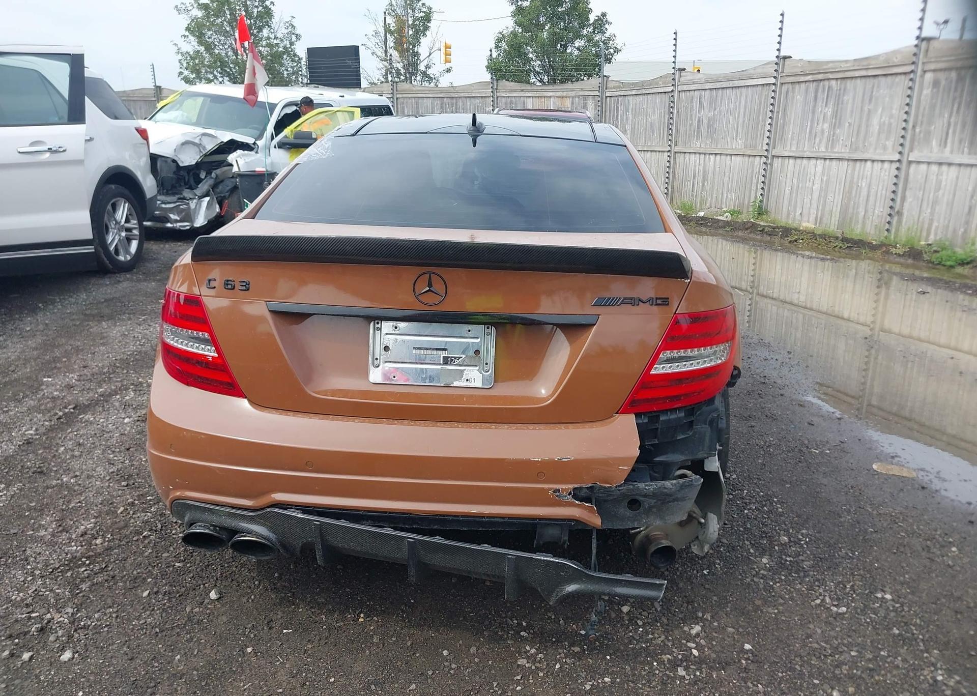 2012 MERCEDES-BENZ C 63 AMG