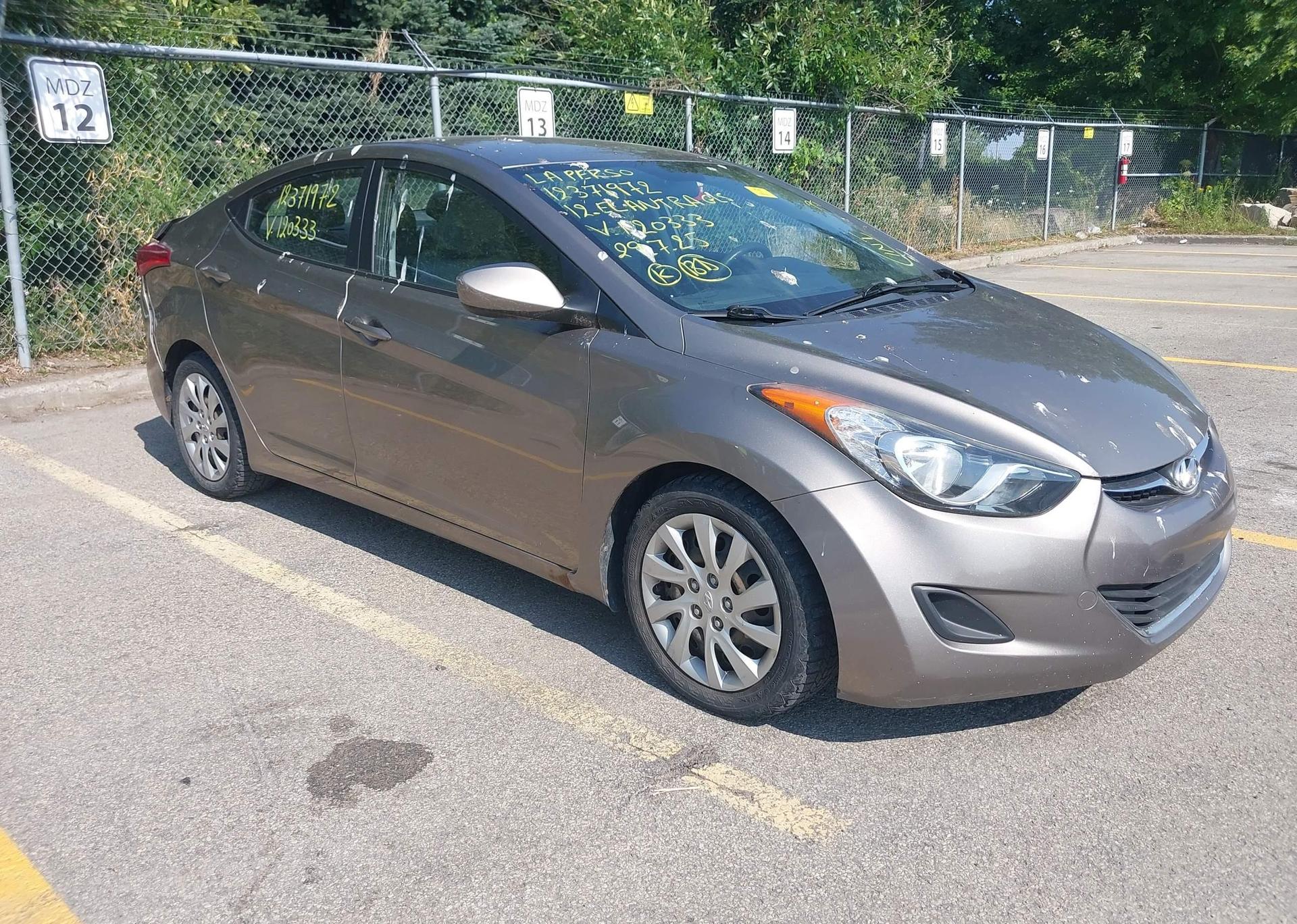 2012 HYUNDAI ELANTRA GLS