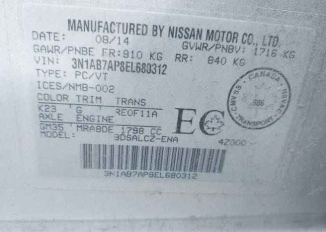 2014 NISSAN SENTRA