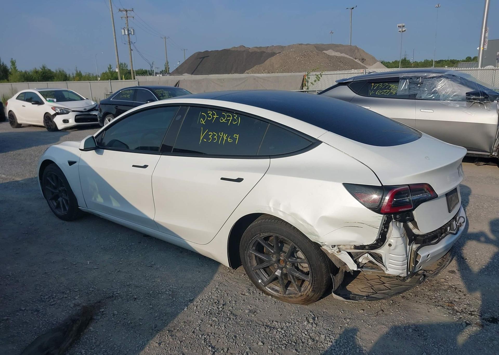 2022 TESLA MODEL 3 RWD